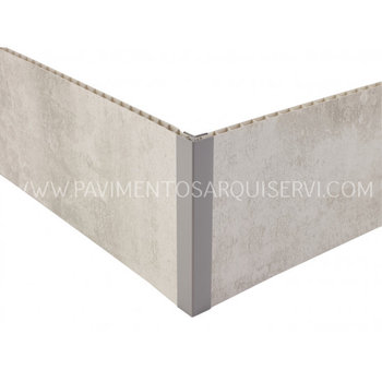 Material para Instalación y Complementos PVC Perfil de acabado - Grey